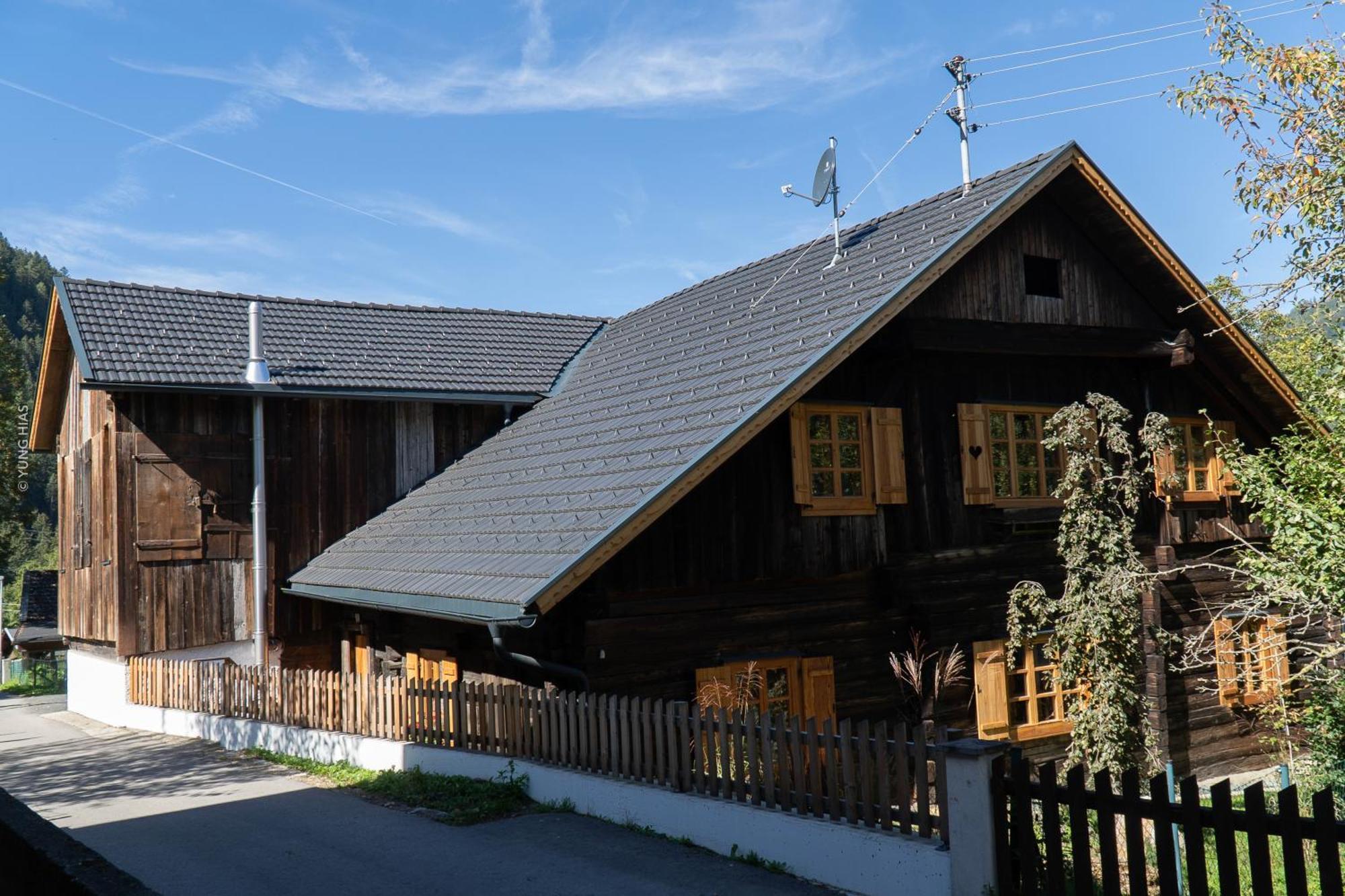 Chalet Schmelz Huette Mit Sauna Und Garten Flattach Exterior foto